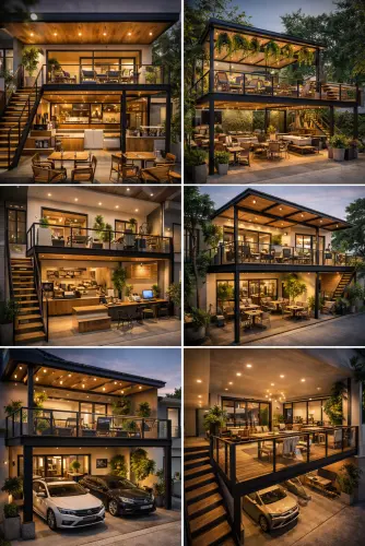 Mezannine Cafe Modern di Kemirimuka