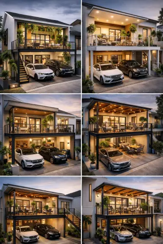 Mezannine Teras Rumah Keren di Kemirimuka